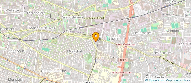 localisation de l'entreprise MONSIEUR JEAN-PHILIPPE JOBLOT-GENY  LYON