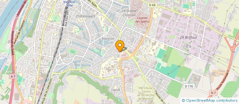 localisation de l'entreprise MONSIEUR JEAN-PHILIPPE JOURDAN  VALENCE