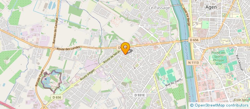 localisation de l'entreprise MONSIEUR JEAN PHILIPPE JUNG  LE PASSAGE