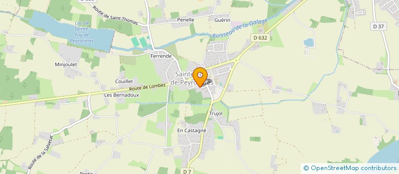 localisation de l'entreprise MONSIEUR JEAN PHILIPPE KIRCHER  SAINTE-FOY-DE-PEYROLIERES