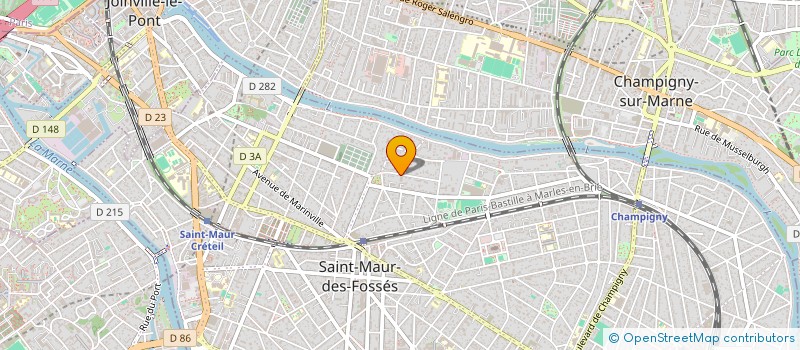 localisation de l'entreprise MONSIEUR JEAN-PHILIPPE KRIEGER  SAINT-MAUR-DES-FOSSES