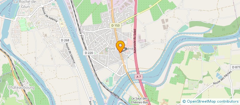 localisation de l'entreprise MONSIEUR JEAN-PHILIPPE KUNTZ  PONT-DE-L'ISERE