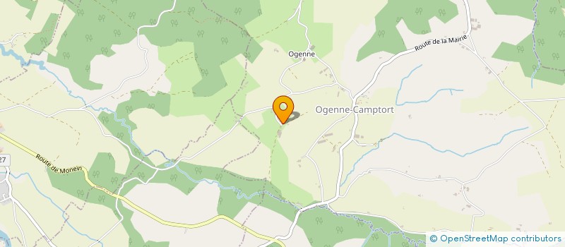 localisation de l'entreprise MONSIEUR JEAN PHILIPPE LABORDE  OGENNE-CAMPTORT