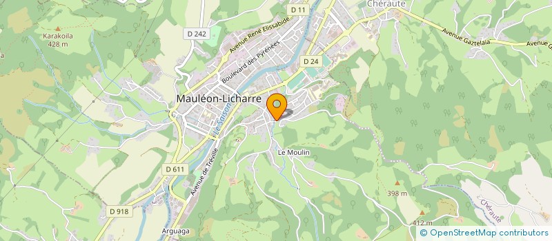 localisation de l'entreprise MONSIEUR JEAN-PHILIPPE LANOUGUERE à MAULEON-LICHARRE