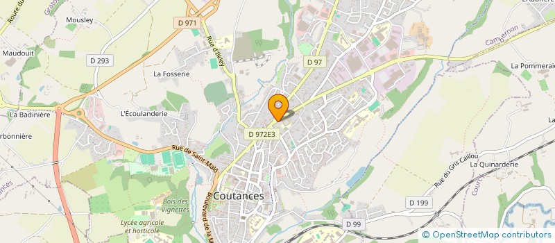 localisation de l'entreprise MONSIEUR JEAN-PHILIPPE LAQUAINE  COUTANCES