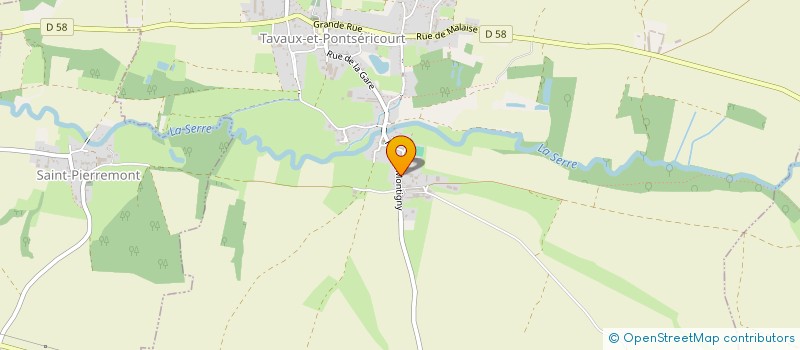 localisation de l'entreprise MONSIEUR JEAN-PHILIPPE LAROCHE  TAVAUX-ET-PONTSERICOURT