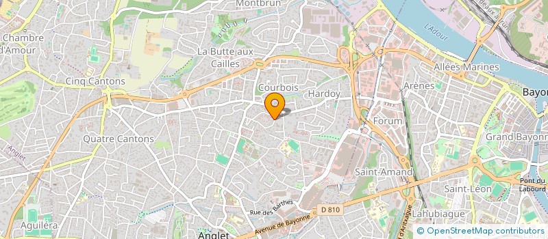 localisation de l'entreprise MONSIEUR JEAN-PHILIPPE LARRE  ANGLET