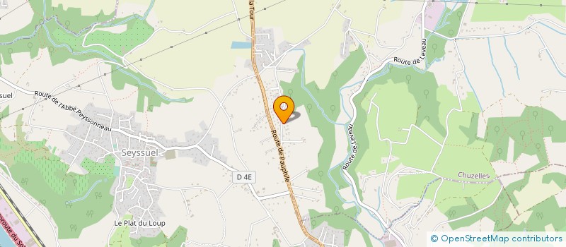 localisation de l'entreprise MONSIEUR JEAN-PHILIPPE LASSALE  CHUZELLES