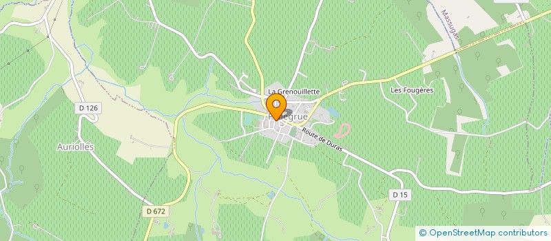 localisation de l'entreprise MONSIEUR JEAN-PHILIPPE LATASTE  PELLEGRUE