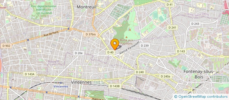 localisation de l'entreprise MONSIEUR JEAN-PHILIPPE LEMAIRE à MONTREUIL
