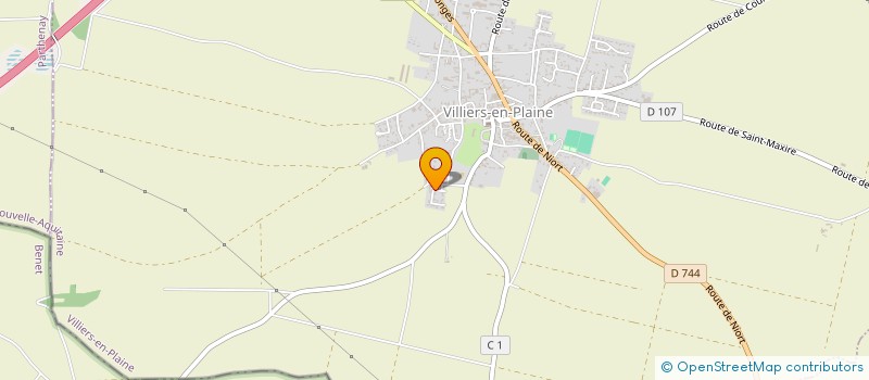 localisation de l'entreprise MONSIEUR JEAN-PHILIPPE LEMOINE  VILLIERS-EN-PLAINE