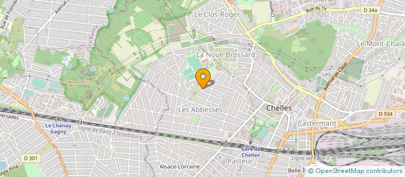 localisation de l'entreprise MONSIEUR JEAN-PHILIPPE LENOIR  CHELLES