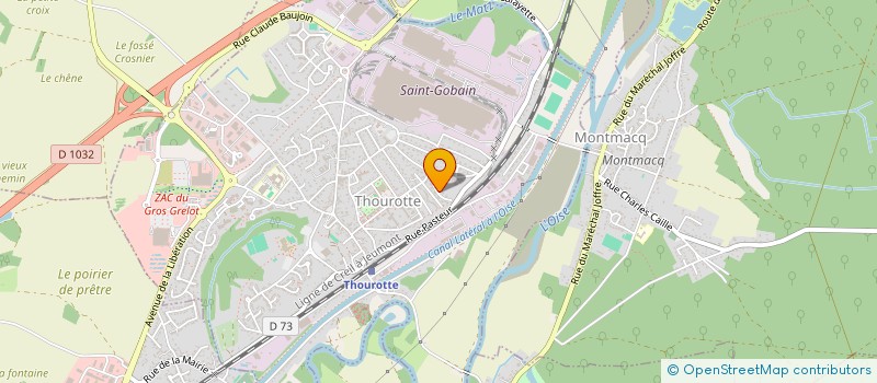 localisation de l'entreprise MONSIEUR JEAN-PHILIPPE LEROY  THOUROTTE