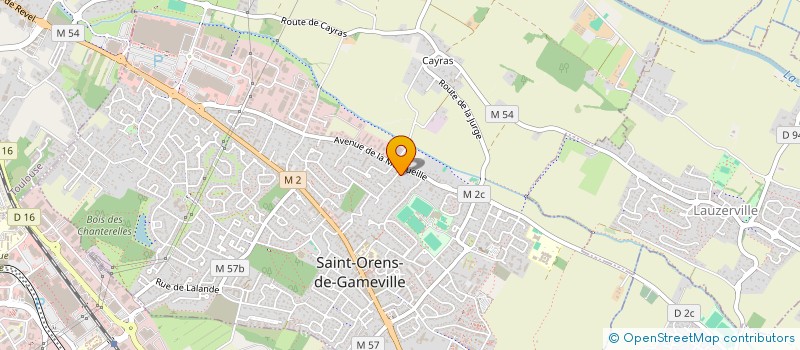 localisation de l'entreprise MONSIEUR JEAN-PHILIPPE LESGOURGUES à SAINT-ORENS-DE-GAMEVILLE
