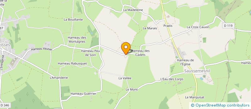 localisation de l'entreprise MONSIEUR JEAN PHILIPPE LETERRIER  SAUSSEMESNIL