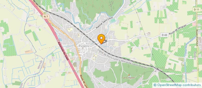 localisation de l'entreprise MONSIEUR JEAN PHILIPPE LEVEQUE  PIOLENC