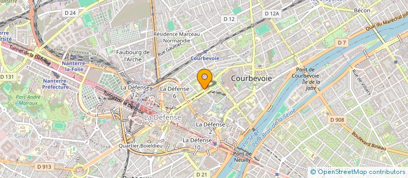 localisation de l'entreprise MONSIEUR JEAN-PHILIPPE LEYRAT à COURBEVOIE