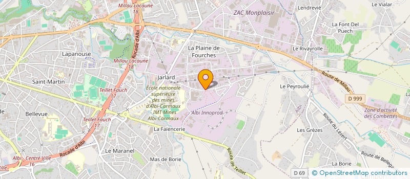 localisation de l'entreprise MONSIEUR JEAN-PHILIPPE LLACH à ALBI