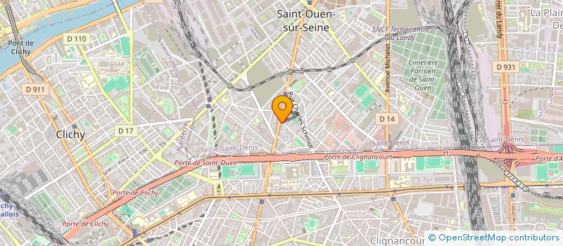 localisation de l'entreprise MONSIEUR JEAN-PHILIPPE LOUVEL à SAINT-OUEN-SUR-SEINE