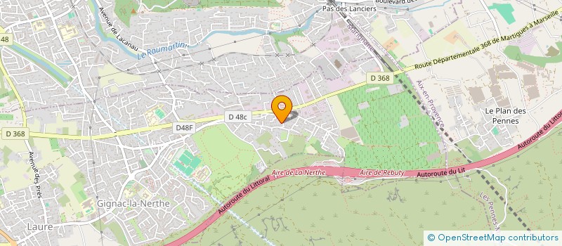 localisation de l'entreprise MONSIEUR JEAN-PHILIPPE LUCAS  GIGNAC-LA-NERTHE