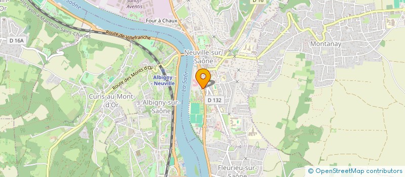 localisation de l'entreprise MONSIEUR JEAN PHILIPPE MAGALHAES  NEUVILLE-SUR-SAONE