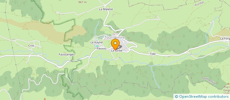 localisation de l'entreprise MONSIEUR JEAN-PHILIPPE MAGNE à TOURNEMIRE