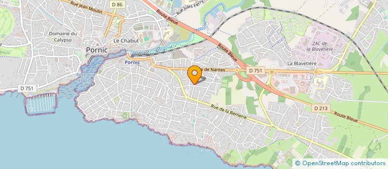 localisation de l'entreprise MONSIEUR JEAN-PHILIPPE MAILLARD  PORNIC