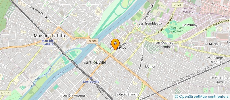 localisation de l'entreprise MONSIEUR JEAN-PHILIPPE MAILLARD à SARTROUVILLE