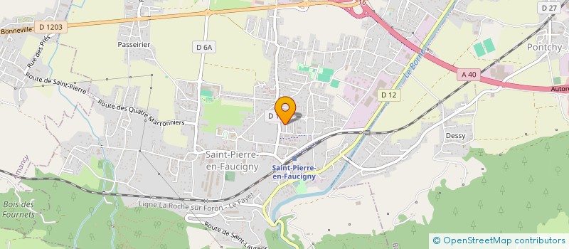 localisation de l'entreprise MONSIEUR JEAN PHILIPPE MALLINJOD  SAINT-PIERRE-EN-FAUCIGNY