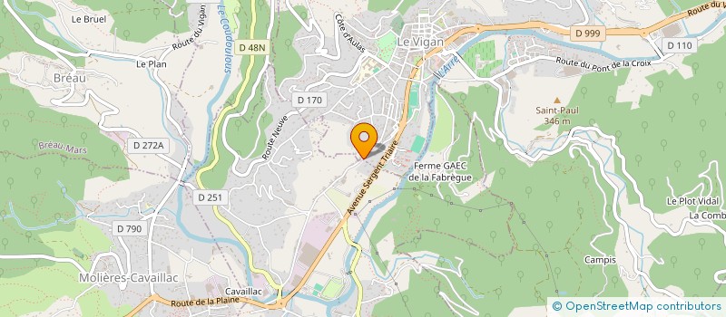 localisation de l'entreprise MONSIEUR JEAN-PHILIPPE MARCHAL  LE VIGAN