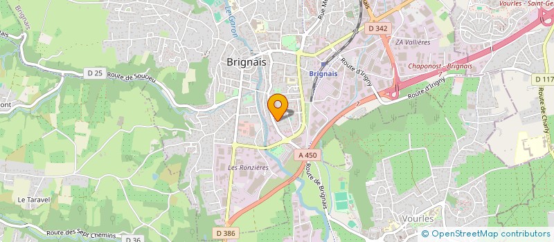 localisation de l'entreprise MONSIEUR JEAN-PHILIPPE MARET  BRIGNAIS