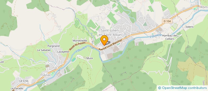 localisation de l'entreprise MONSIEUR JEAN-PHILIPPE MARION  PRIVAS