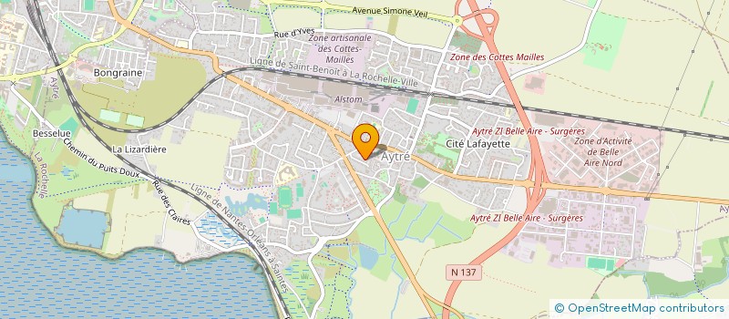 localisation de l'entreprise MONSIEUR JEAN-PHILIPPE MARTIN  AYTRE