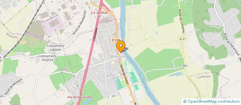 localisation de l'entreprise MONSIEUR JEAN-PHILIPPE MARTIN  BRESSOLS