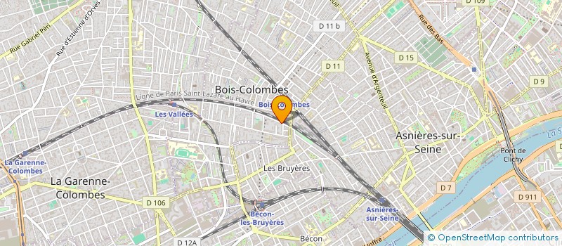 localisation de l'entreprise MONSIEUR JEAN-PHILIPPE MARTOT à BOIS-COLOMBES