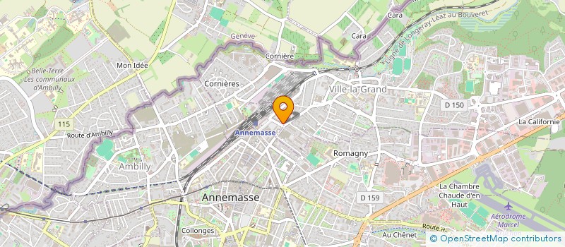 localisation de l'entreprise MONSIEUR JEAN-PHILIPPE MATOS  ANNEMASSE