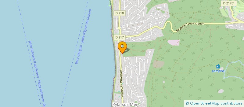 localisation de l'entreprise MONSIEUR JEAN PHILIPPE MAURY  LA TESTE-DE-BUCH