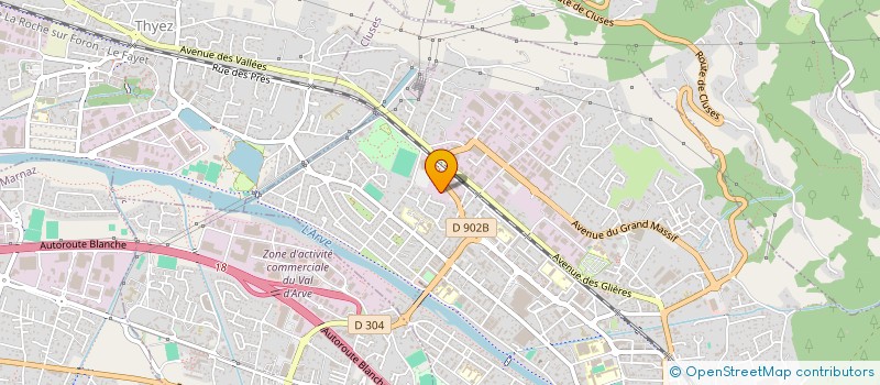 localisation de l'entreprise MONSIEUR JEAN-PHILIPPE MESSOMO  CLUSES