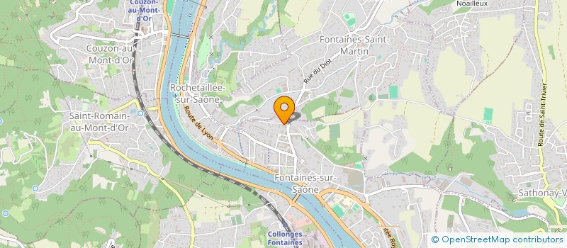 localisation de l'entreprise MONSIEUR JEAN-PHILIPPE METIFIOT à FONTAINES SUR SAONE