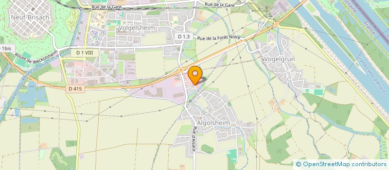 localisation de l'entreprise MONSIEUR JEAN PHILIPPE MEYER  VOLGELSHEIM