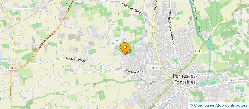 localisation de l'entreprise MONSIEUR JEAN-PHILIPPE MIALHE  PERNES-LES-FONTAINES