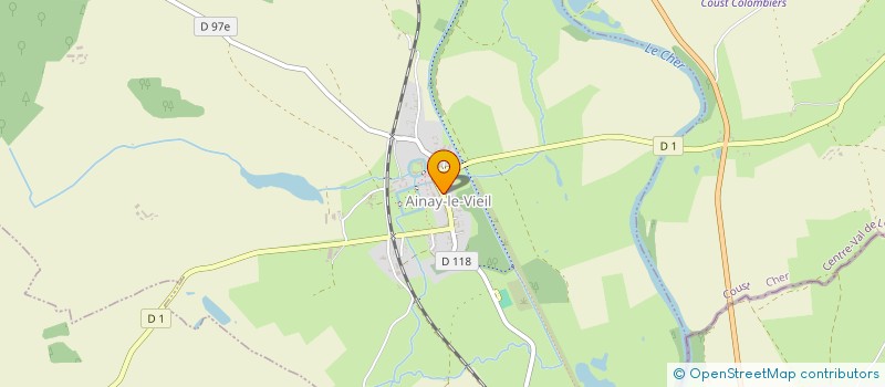 localisation de l'entreprise MONSIEUR JEAN-PHILIPPE MILLET  AINAY-LE-VIEIL