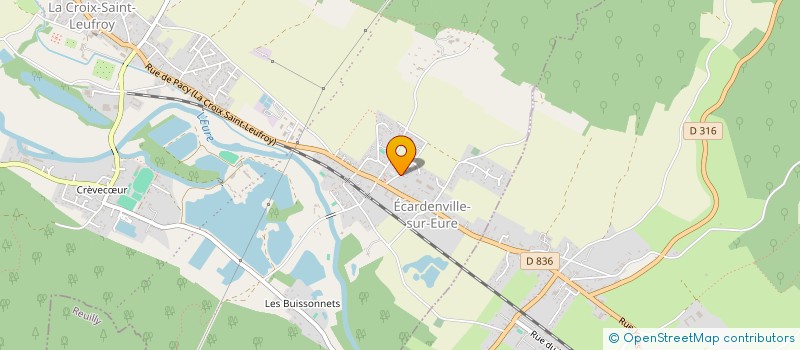 localisation de l'entreprise MONSIEUR JEAN-PHILIPPE MOREAU  CLEF VALLEE D'EURE