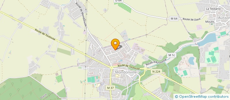 localisation de l'entreprise MONSIEUR JEAN-PHILIPPE MOTA  MONDONVILLE