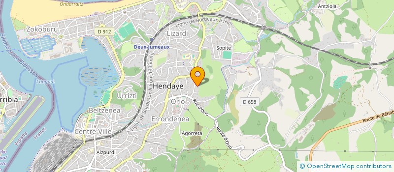 localisation de l'entreprise MONSIEUR JEAN-PHILIPPE NADAU à HENDAYE