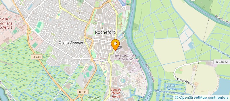 localisation de l'entreprise MONSIEUR JEAN-PHILIPPE NAUD  ROCHEFORT