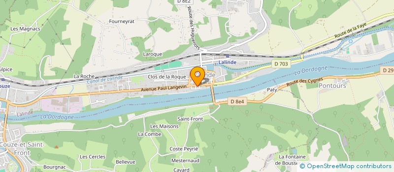 localisation de l'entreprise MONSIEUR JEAN-PHILIPPE NAVE  LALINDE