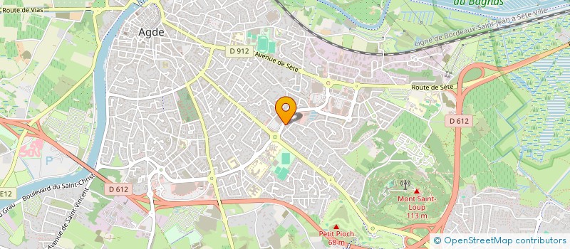 localisation de l'entreprise MONSIEUR JEAN-PHILIPPE NEGRE à AGDE