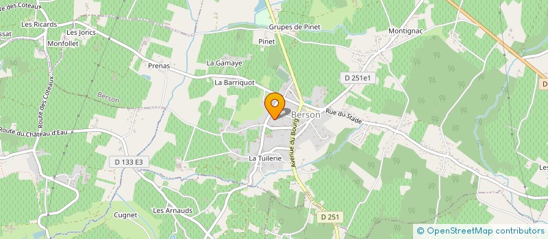 localisation de l'entreprise MONSIEUR JEAN-PHILIPPE NOYER  SAINT-GENES-DE-BLAYE