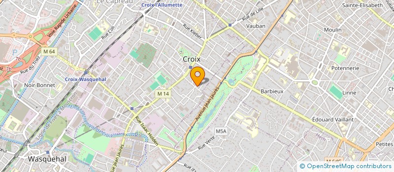 localisation de l'entreprise MONSIEUR JEAN-PHILIPPE OPIGEZ à CROIX